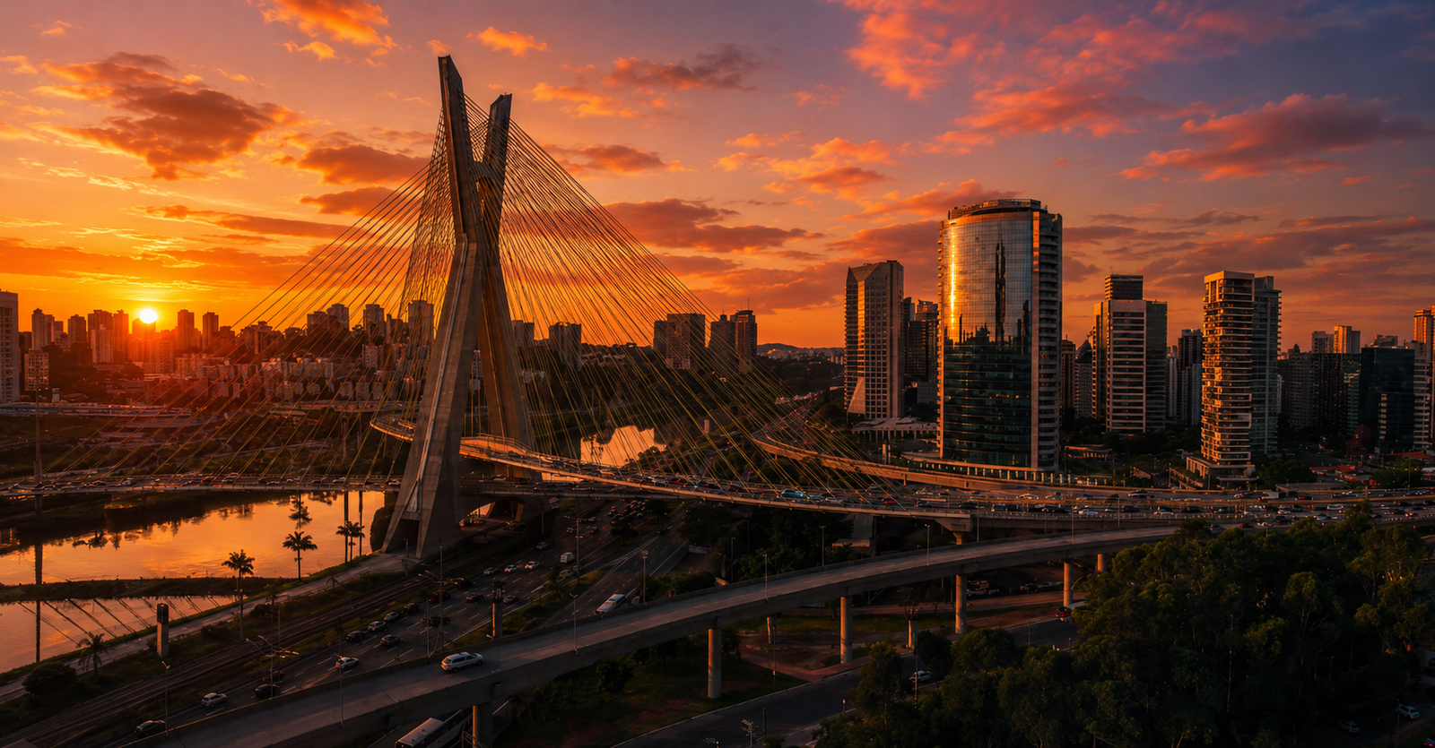 Ponte estaiada São Paulo